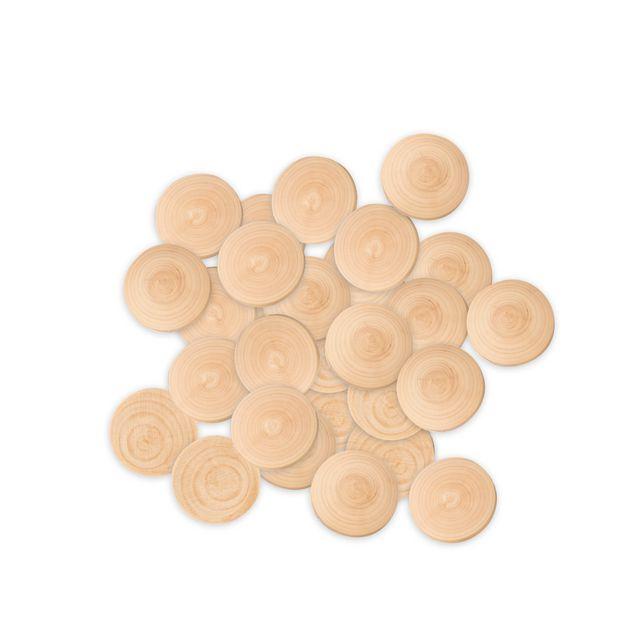Wooden buttons 60 mm 50/pack