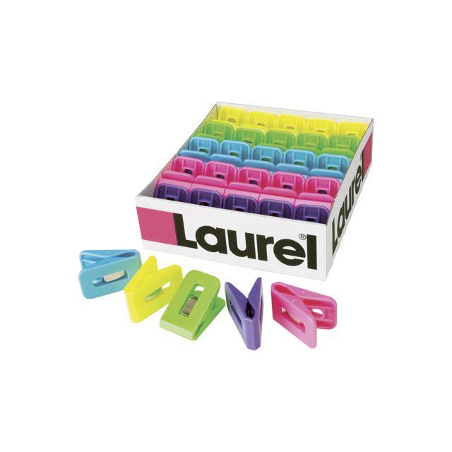 Paper clip LAUREL plastic 25x43mm