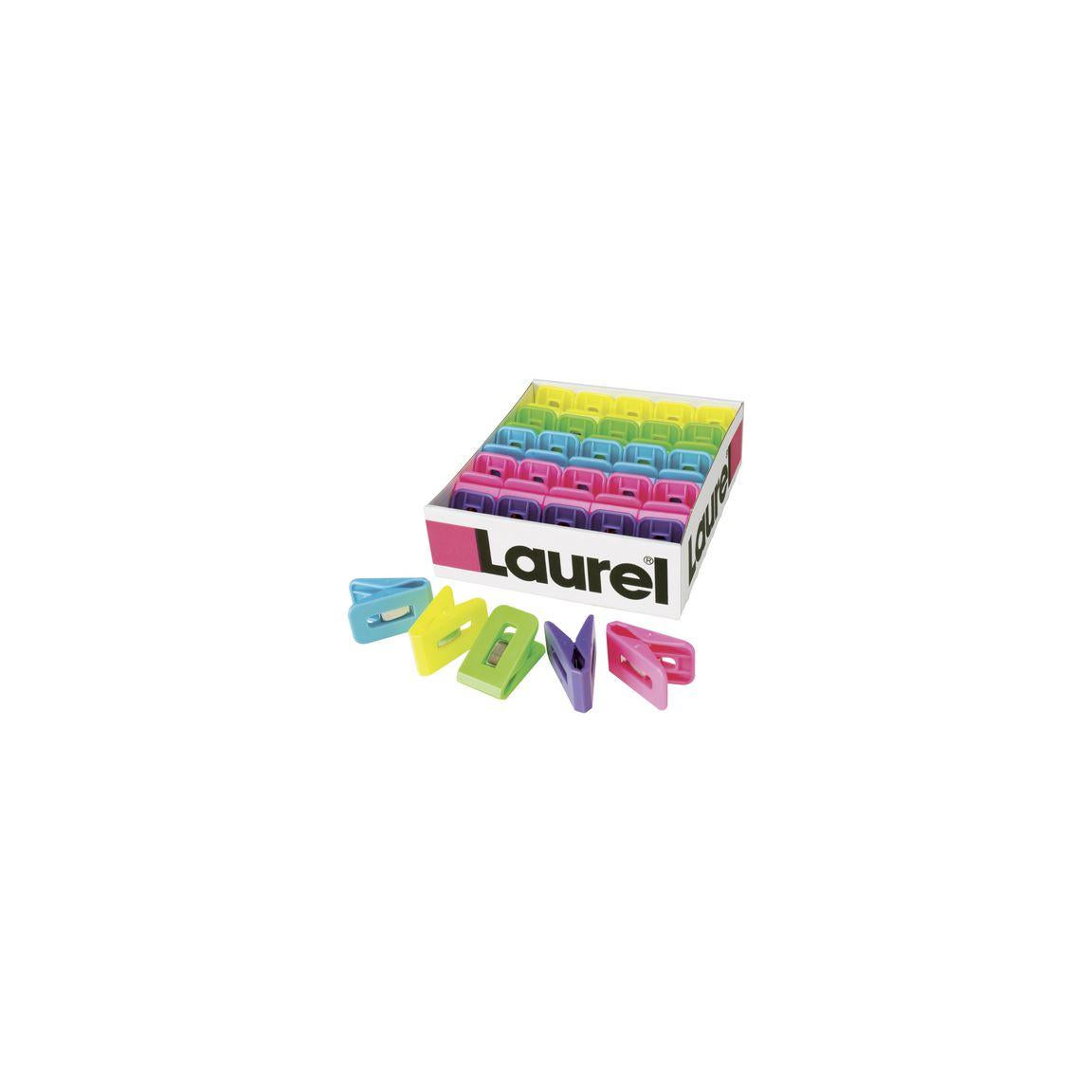 Paper clip LAUREL plastic 25x43mm