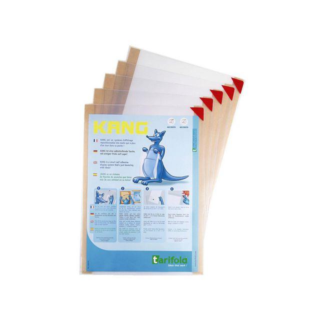 Plastic case DJOIS self-adhesive A4 5/pc