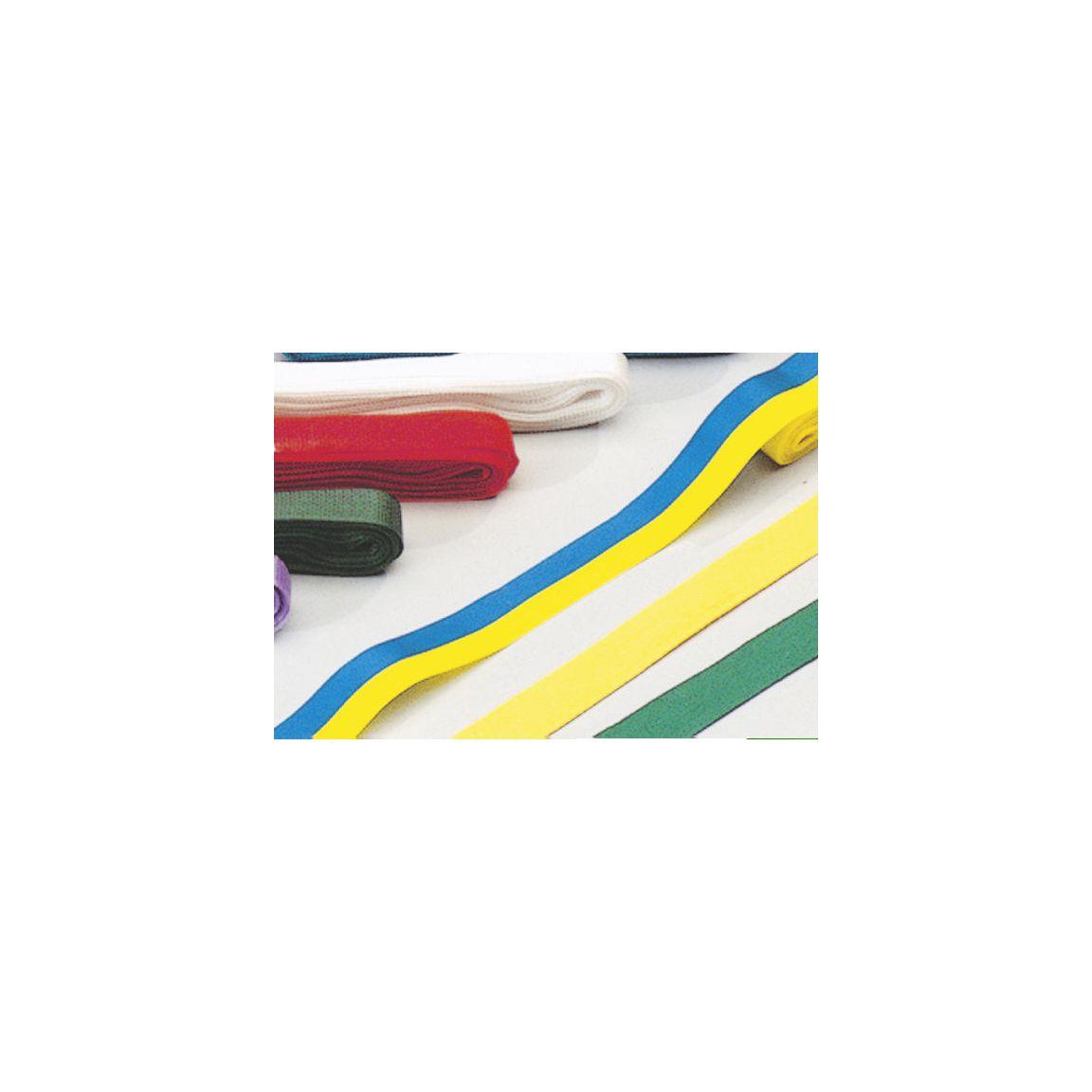 Silk ribbon 5mx15mm yellow/blue