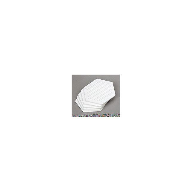 Bead plate hexagon 9cm