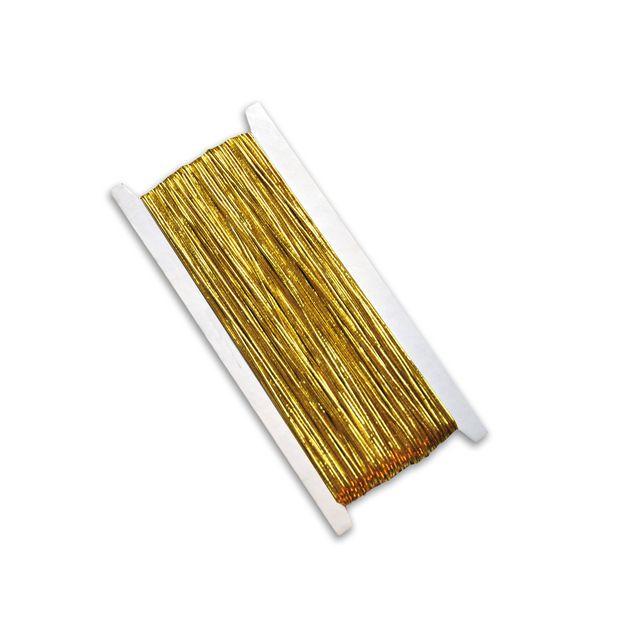 Necklace cord nylon 1mmx50m gold