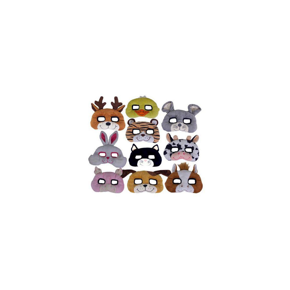 Face masks animals 10/pack
