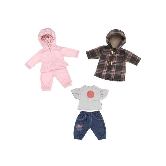 Doll clothes 42-48cm 3/pack