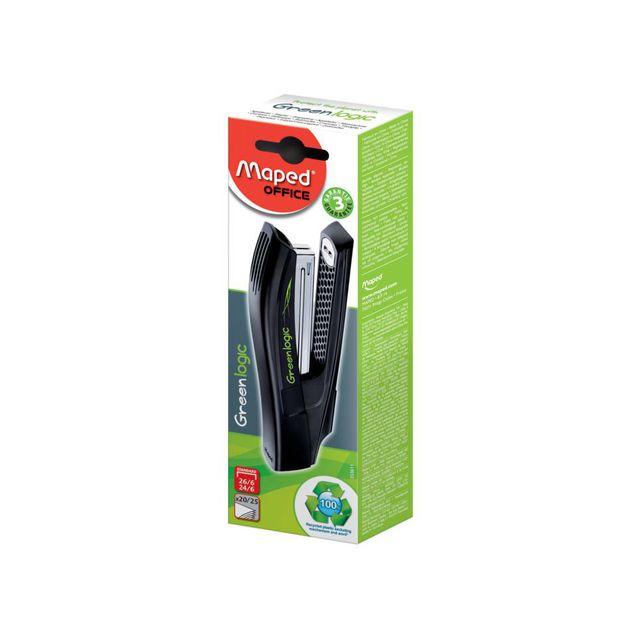 Stapler MAPED Greenlogic full black