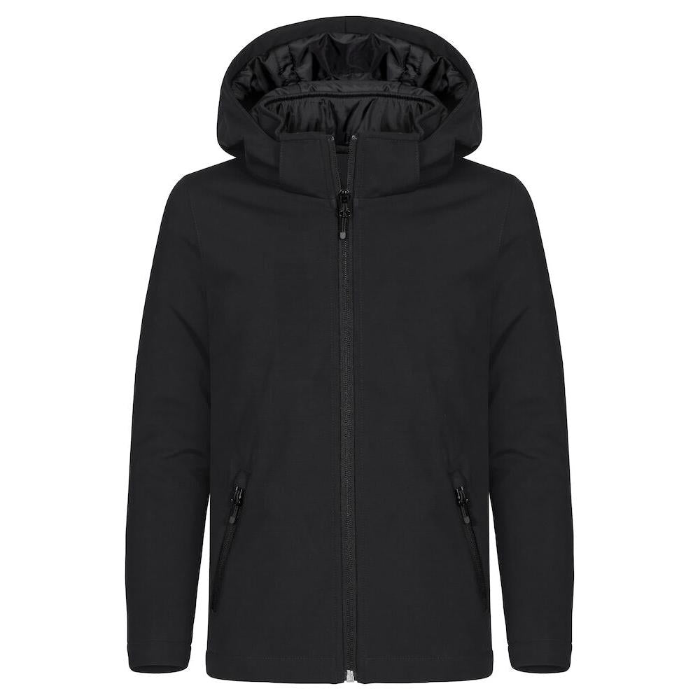 Padded Hoody Softshell Junior - Black - Image 1