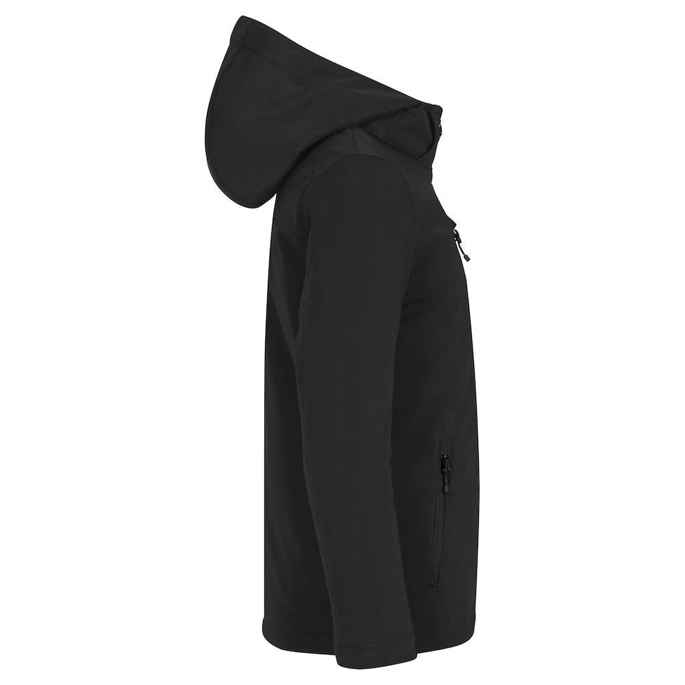 Padded Hoody Softshell Junior - Black - Image 4