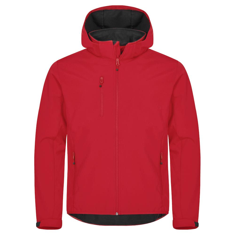 Classic Softshell Hoody - Red - Image 1