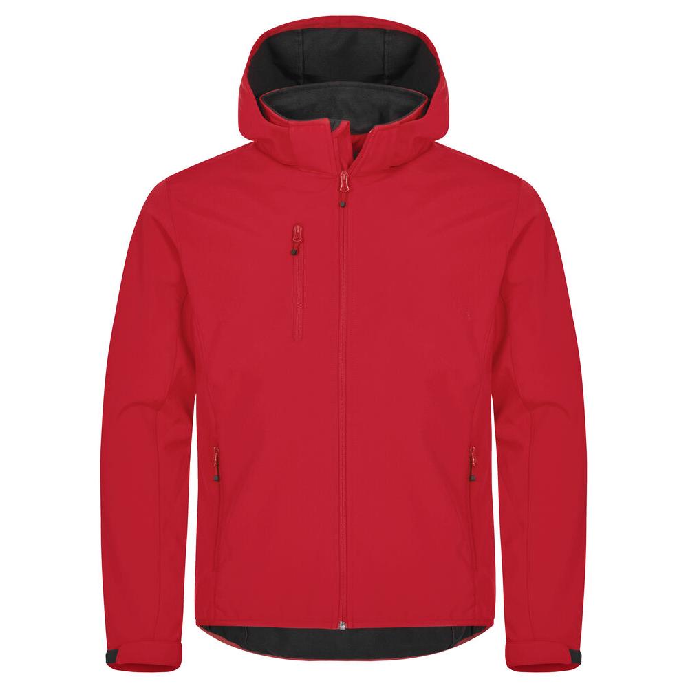Classic Softshell Hoody - Red - Image 1