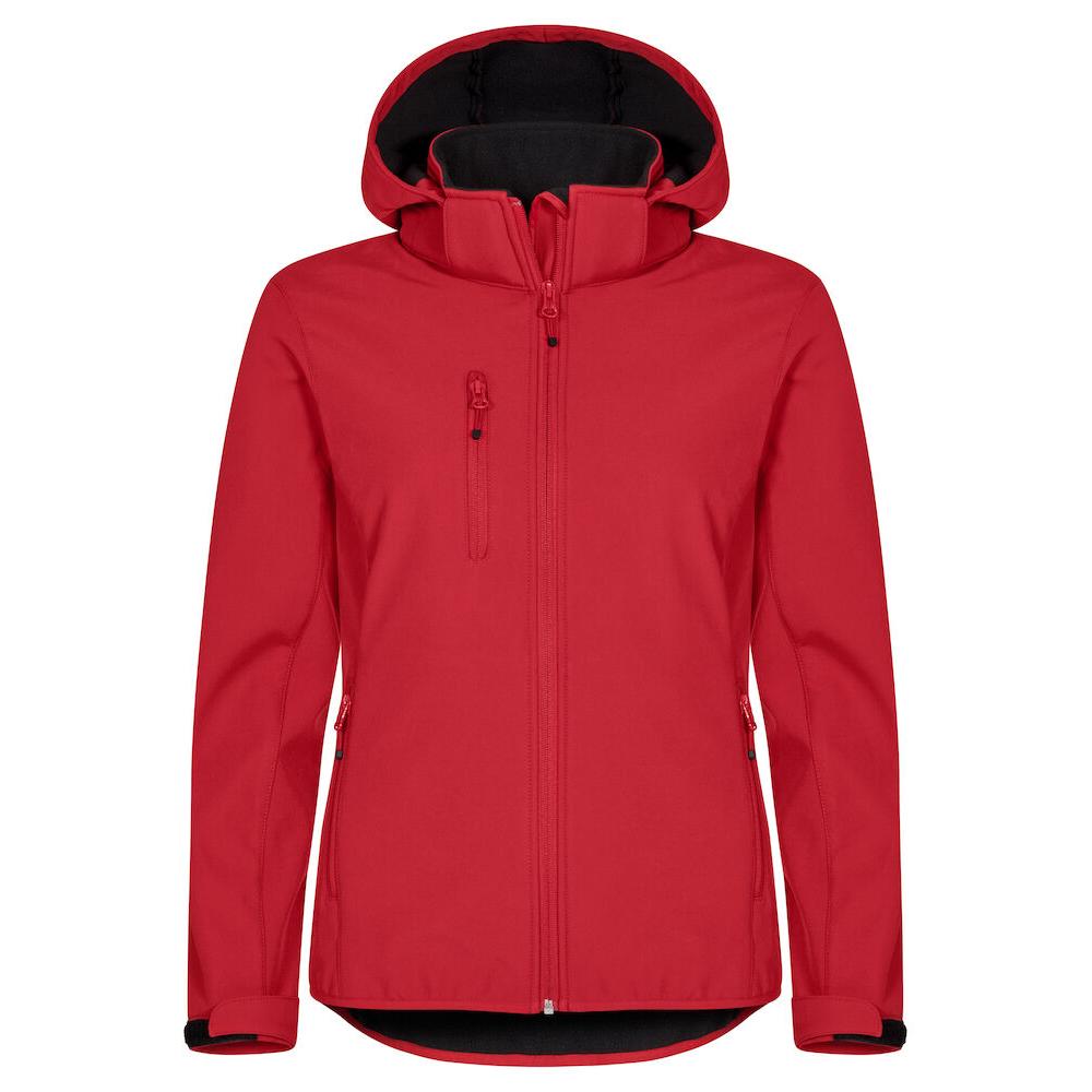 Classic Softshell Hoody Women - Red - Image 1
