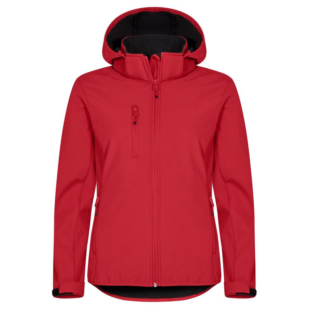 Classic Softshell Hoody Women - Red - Image 1