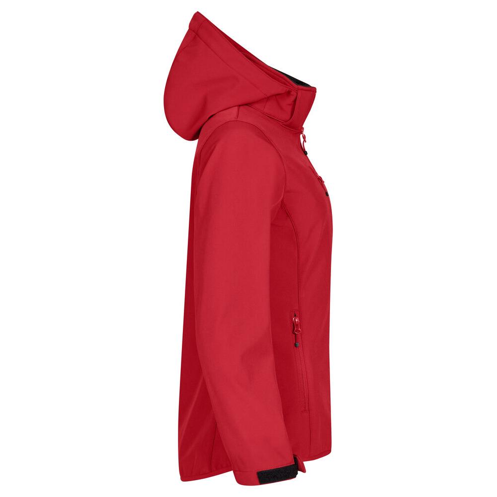 Classic Softshell Hoody Women - Red - Image 4