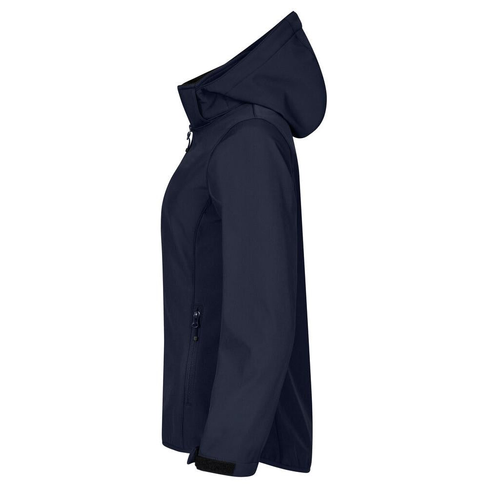 Classic Softshell Hoody Women - Dark Navy - Image 3
