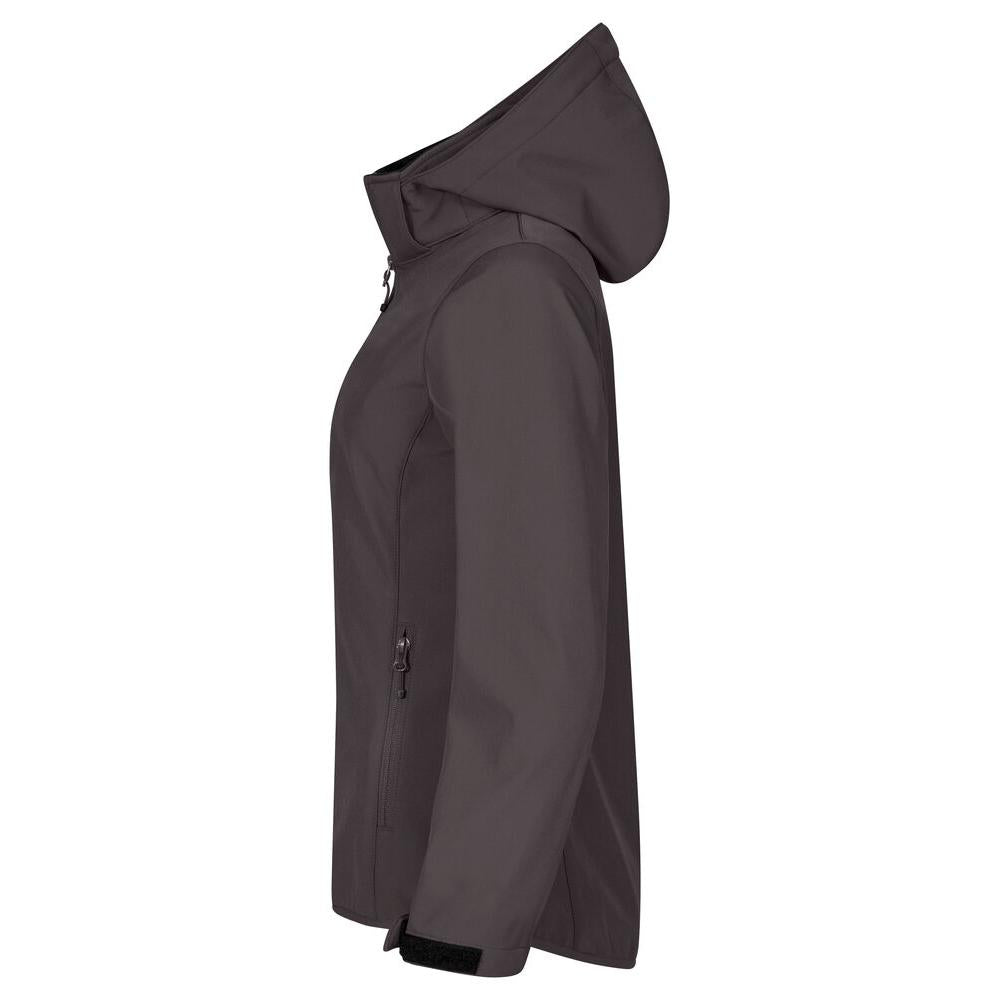 Classic Softshell Hoody Women - Dark Grey - Image 3