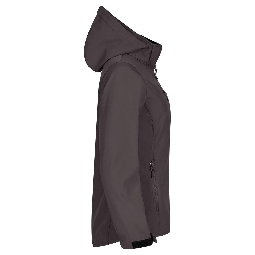 Classic Softshell Hoody Women - Dark Grey - Image 4