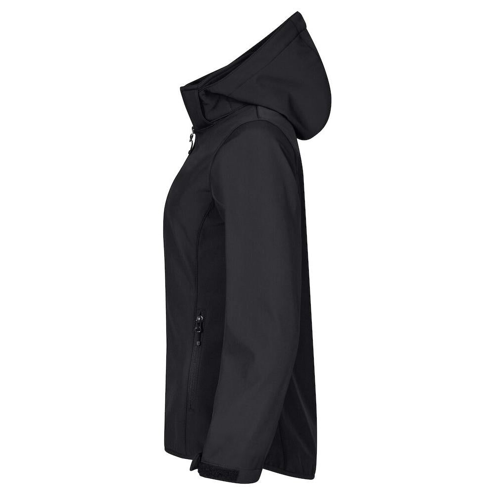 Classic Softshell Hoody Women - Black - Image 3