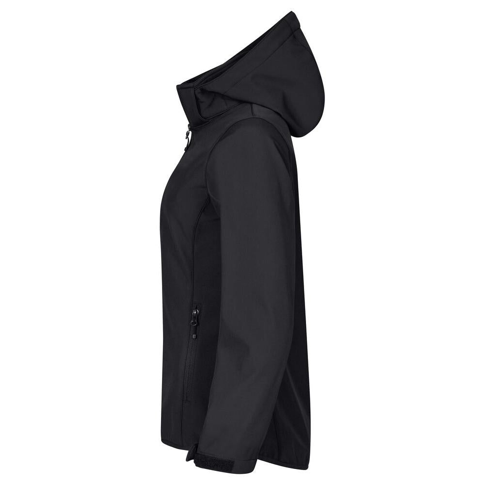 Classic Softshell Hoody Women - Black - Image 3