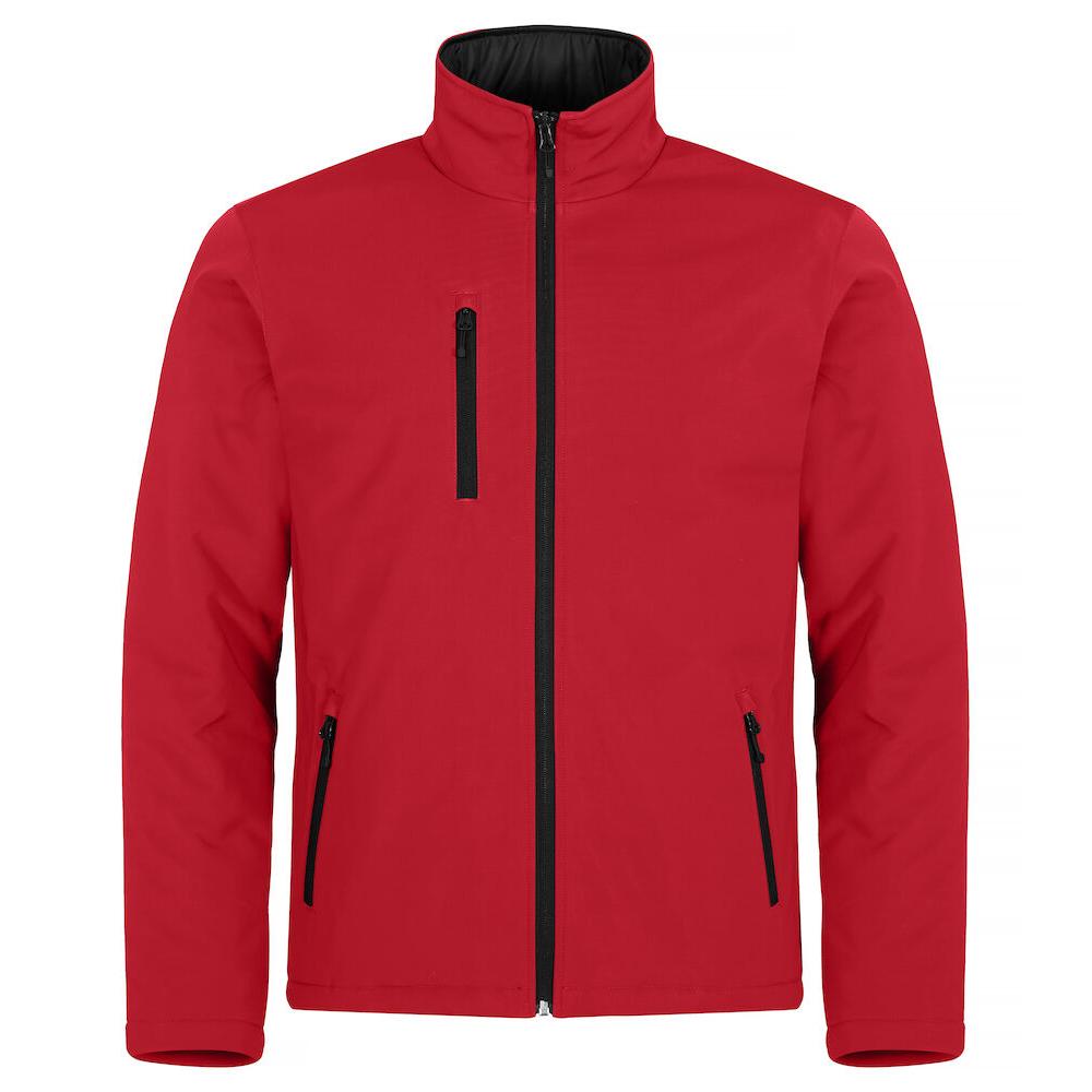 Padded Softshell Jacket - Red - Image 1