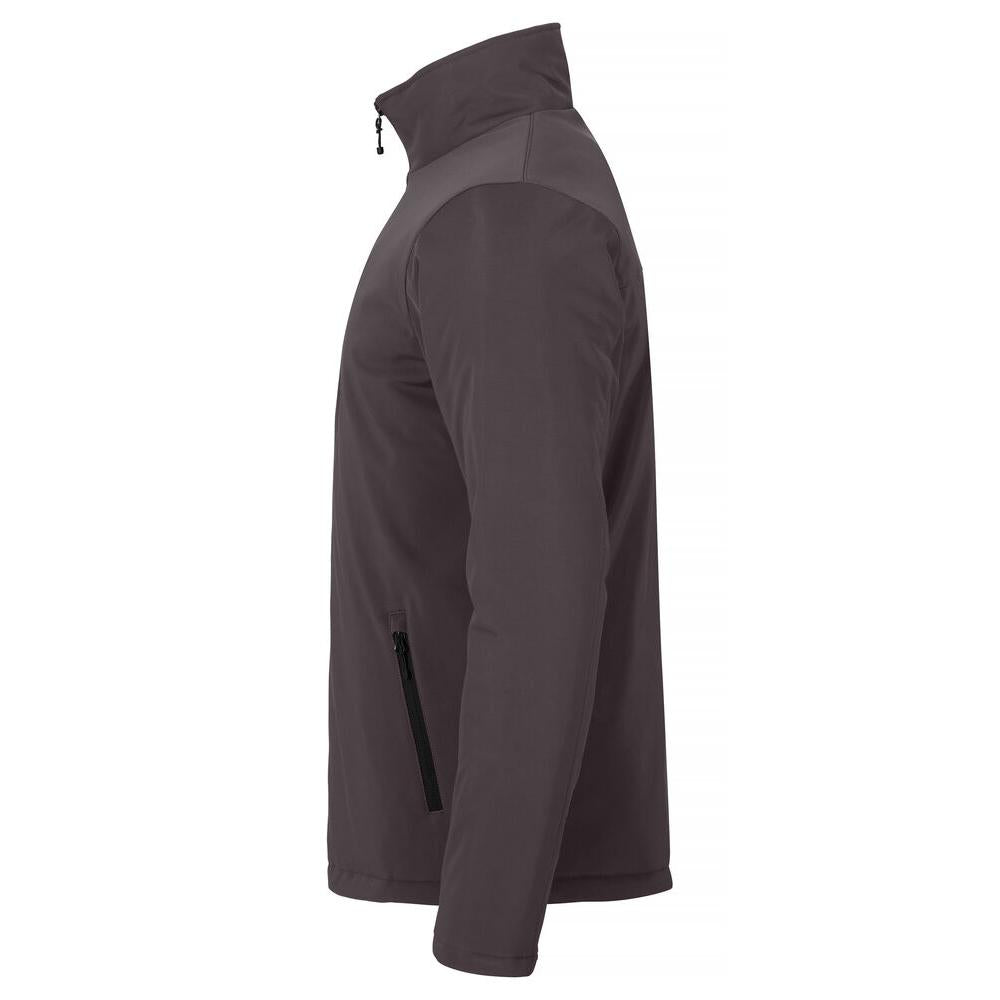 Padded Softshell Jacket - Dark Grey - Image 3