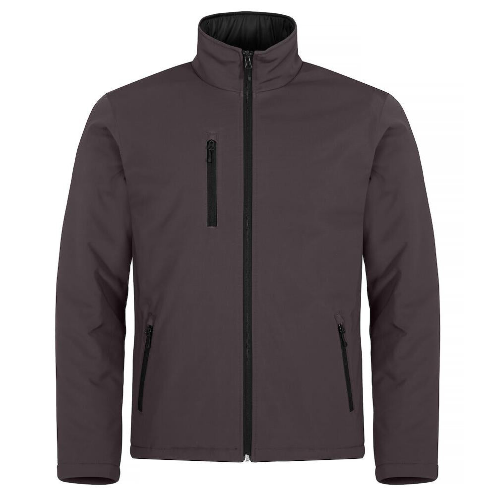 Padded Softshell Jacket - Dark Grey - Image 1
