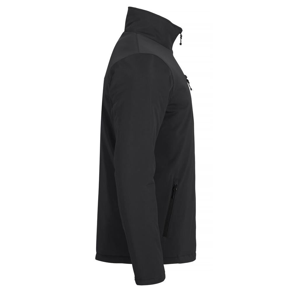 Padded Softshell Jacket - Black - Image 4