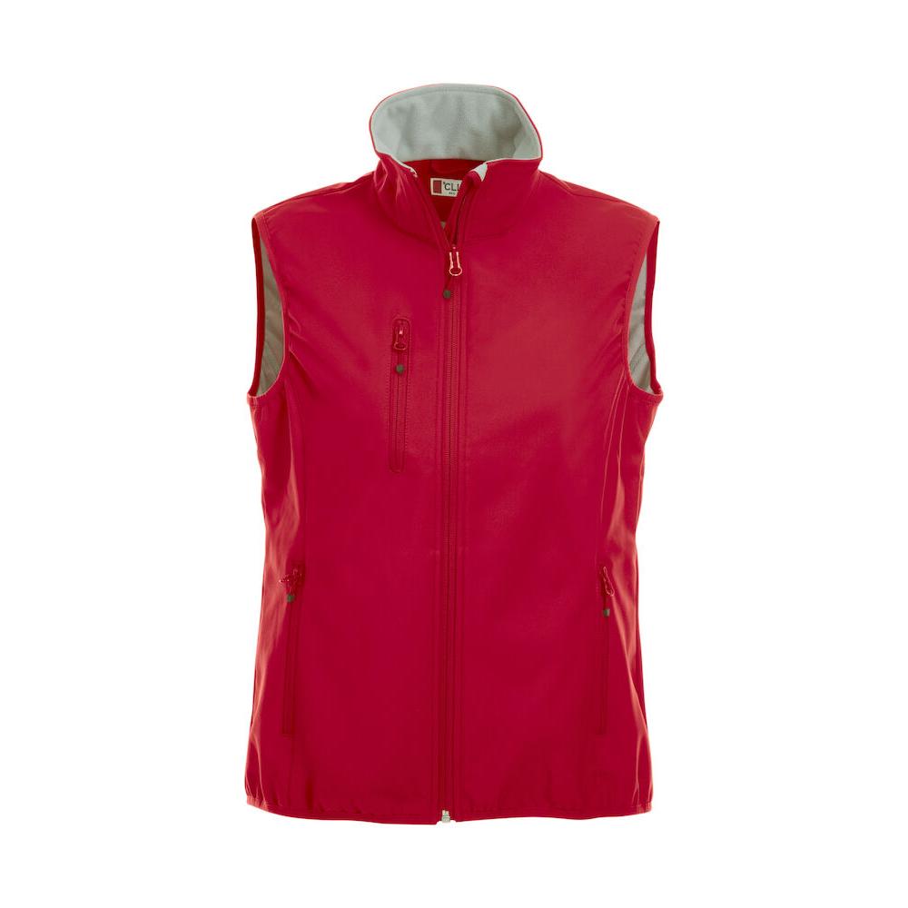 Basic Softshell Vest Ladies - Red - Image 1