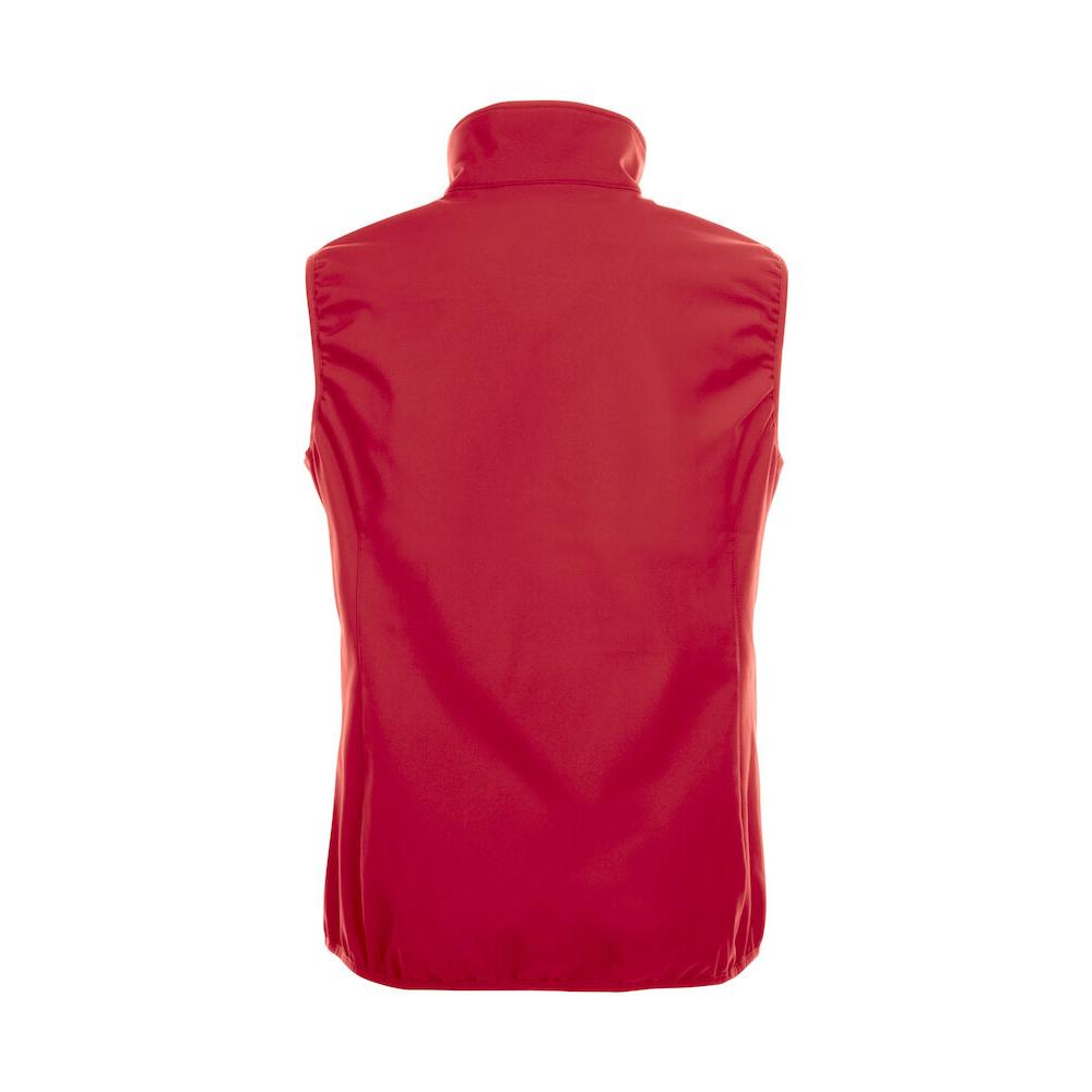 Basic Softshell Vest Ladies - Red - Image 2