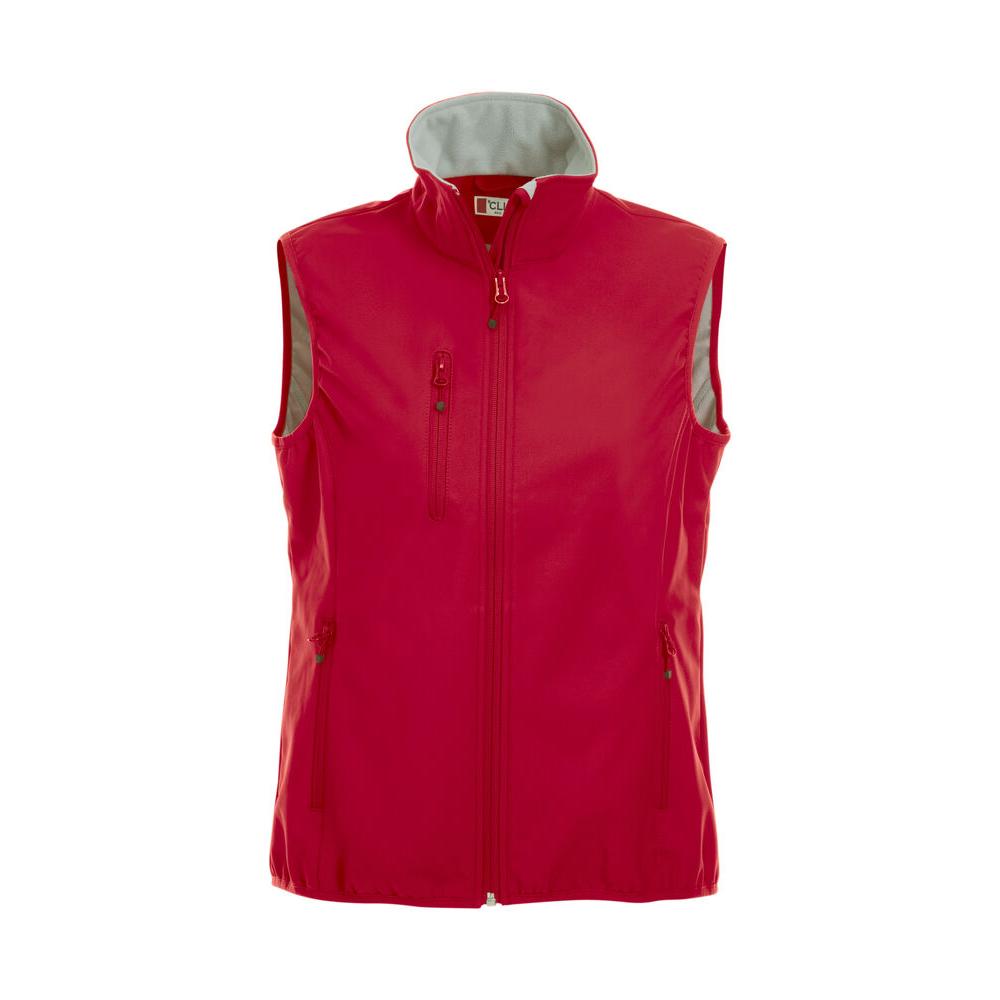 Basic Softshell Vest Ladies - Red - Image 1