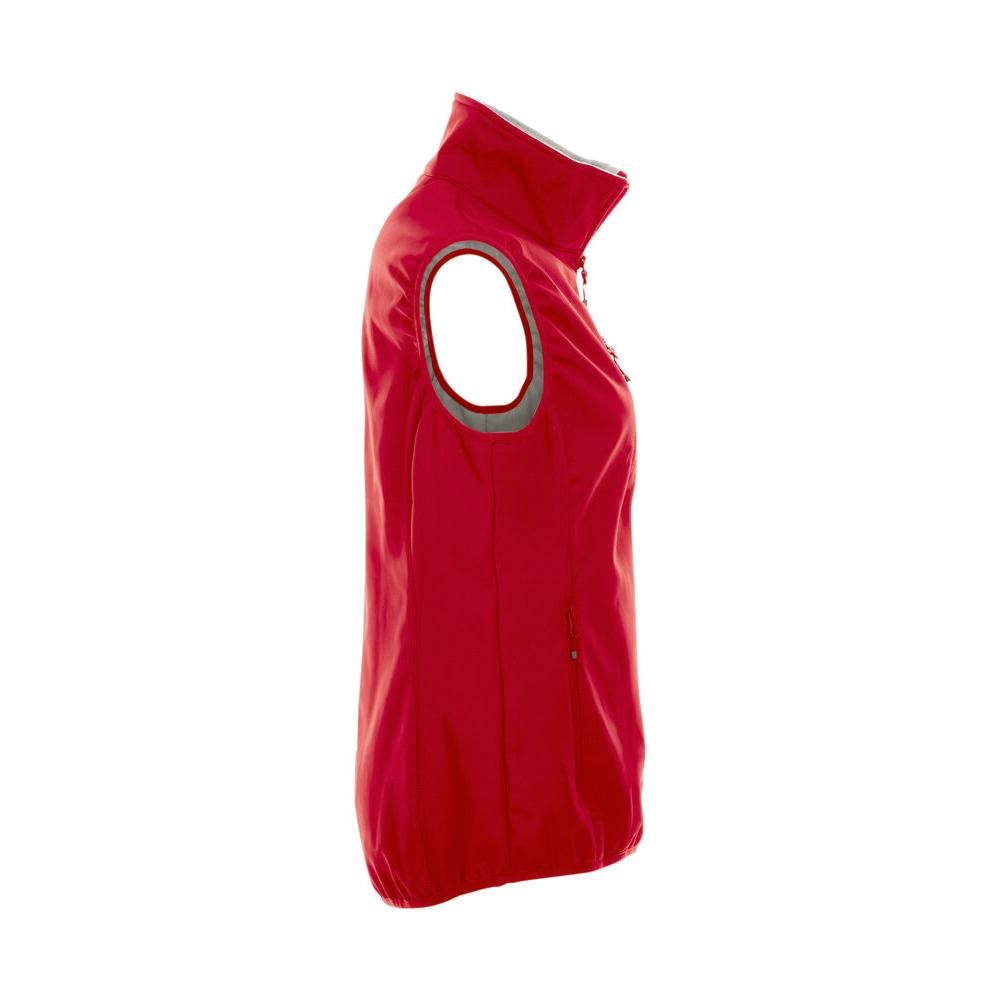 Basic Softshell Vest Ladies - Red - Image 3