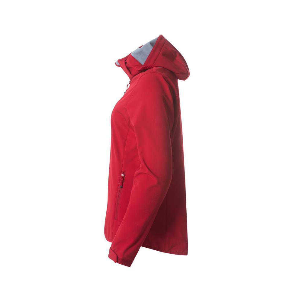 Basic Hoody Softshell Ladies - Red - Image 3