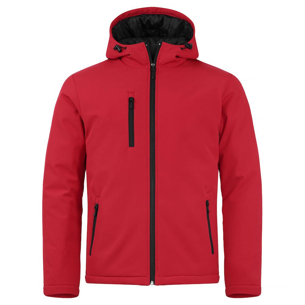 Padded Hoody Softshell - Red - Image 1