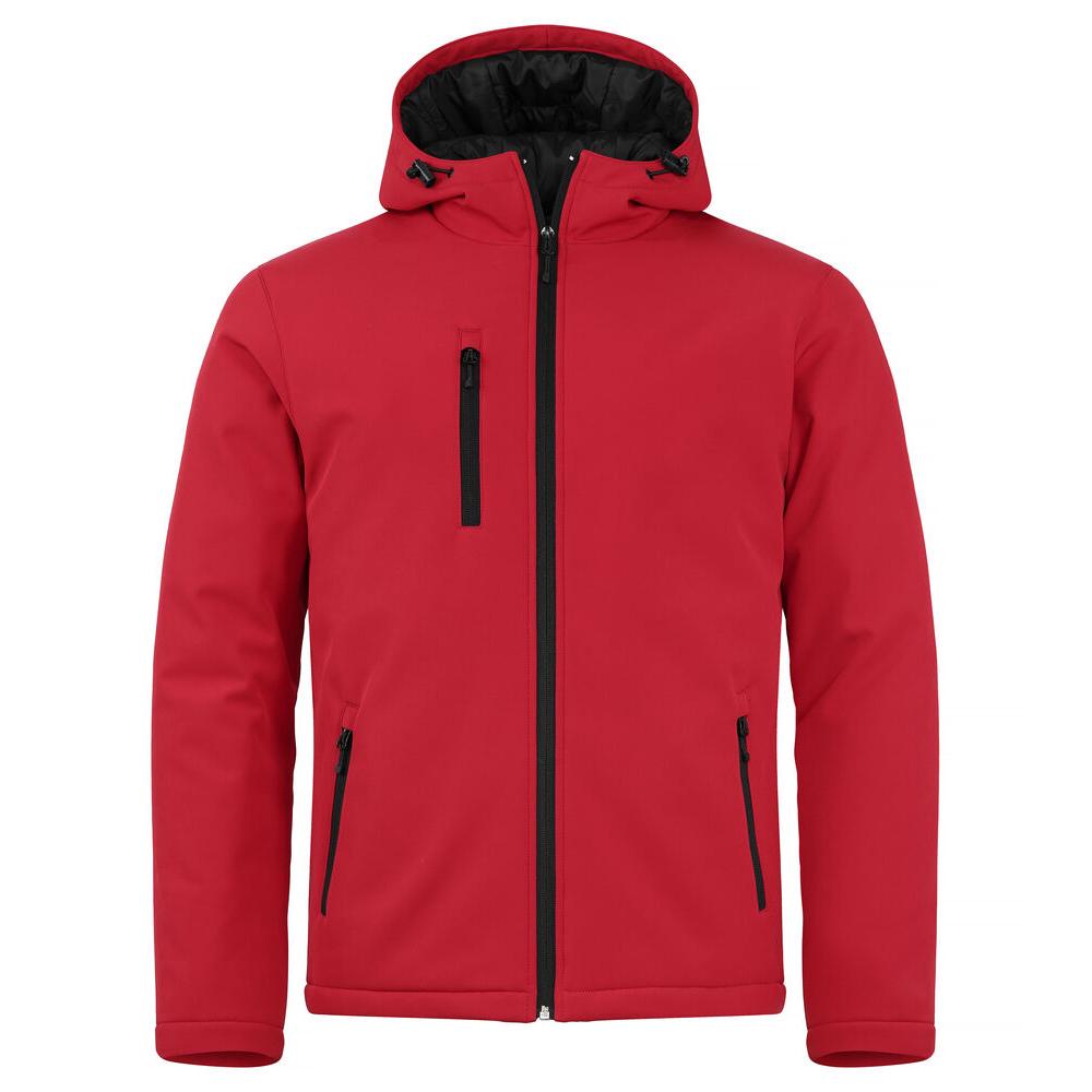Padded Hoody Softshell - Red - Image 1