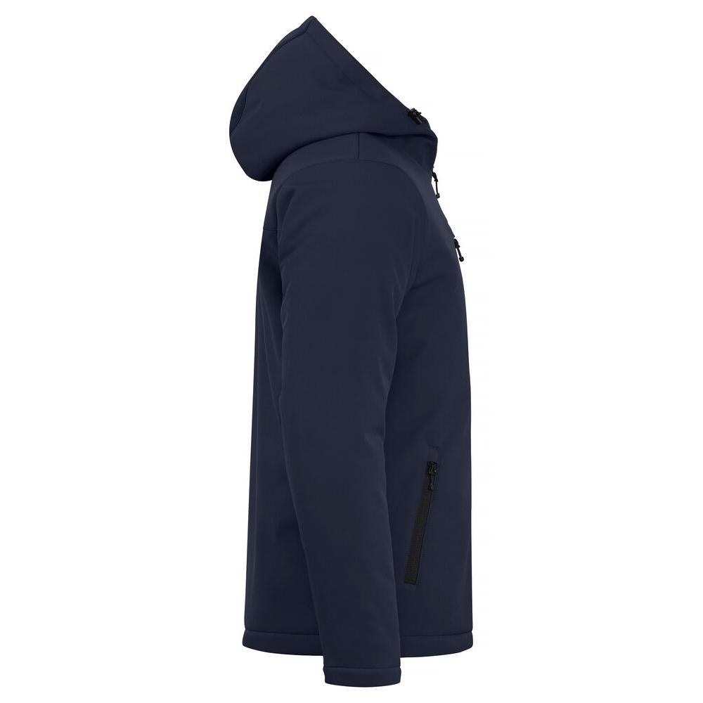 Padded Hoody Softshell - Dark Navy - Image 4