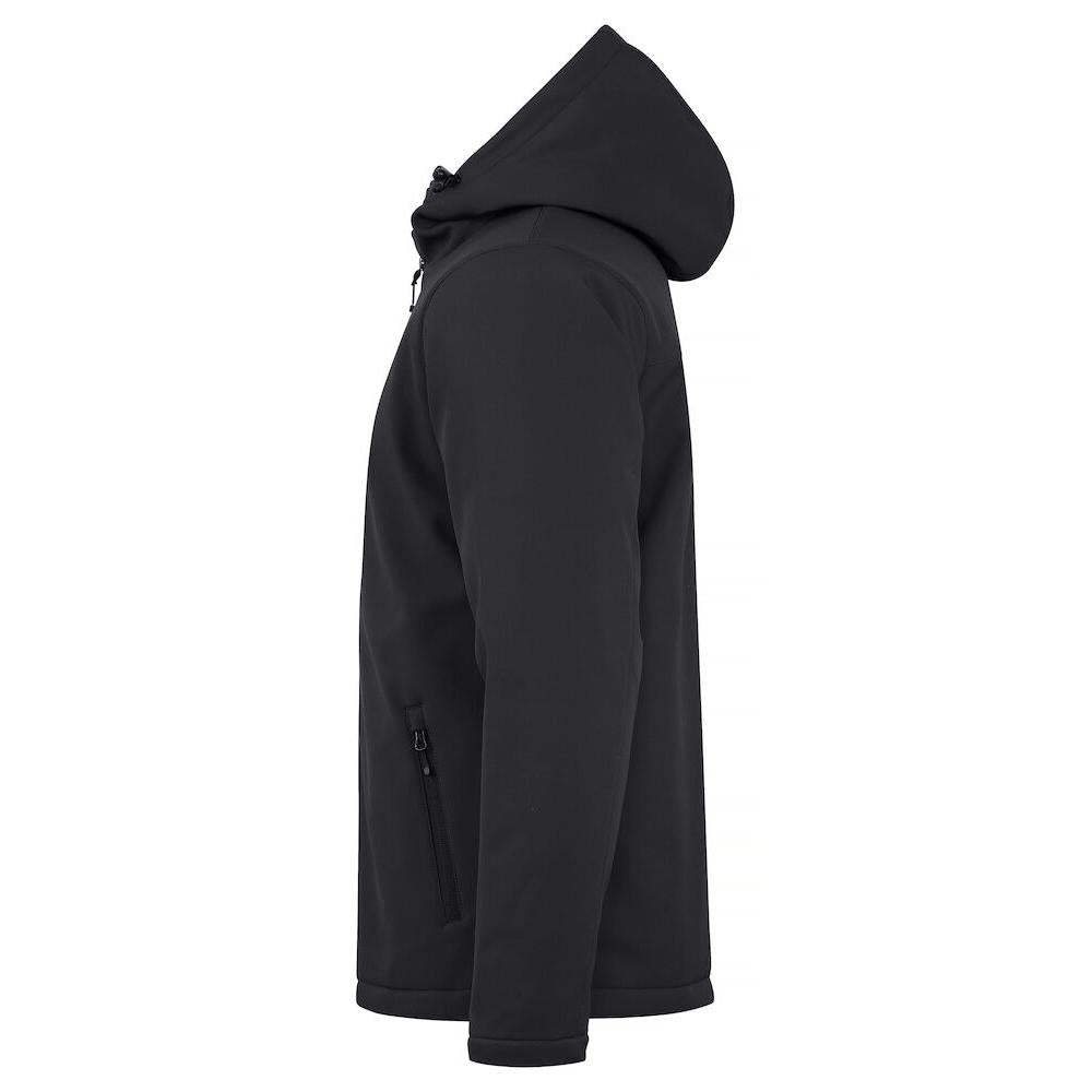 Padded Hoody Softshell - Black - Image 3