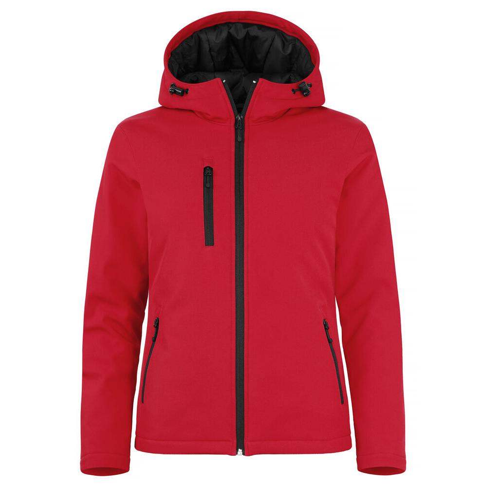 Padded Hoody Softshell Women - Red - Image 1