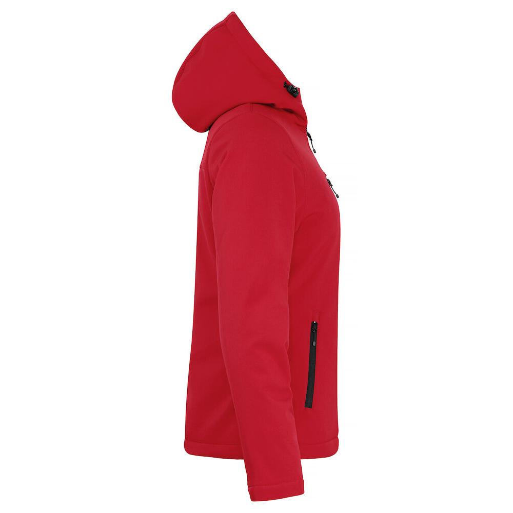 Padded Hoody Softshell Women - Red - Image 4