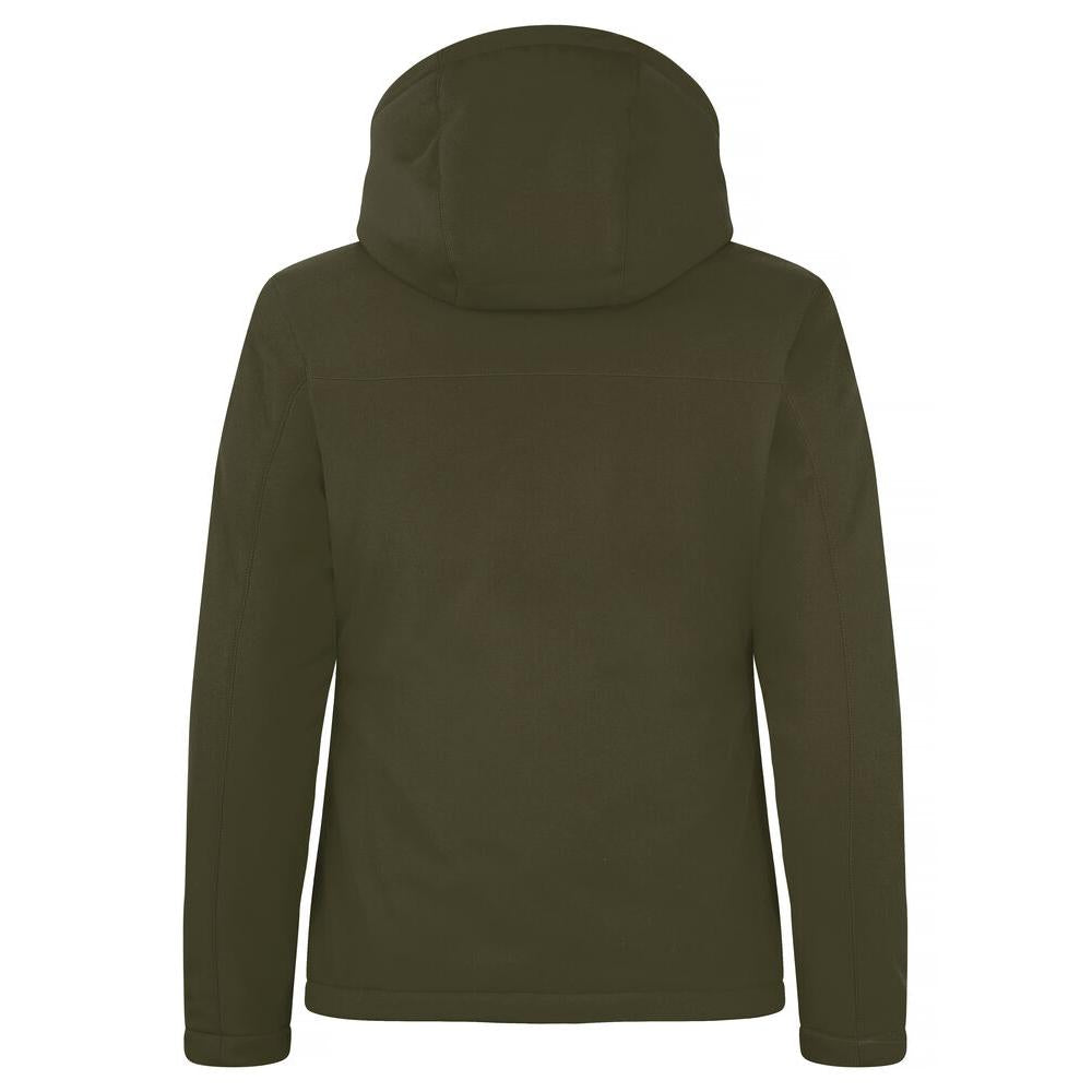 Padded Hoody Softshell Women - Fog Green - Image 2