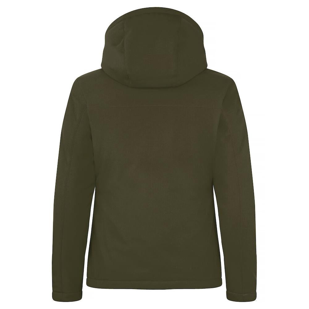 Padded Hoody Softshell Women - Fog Green - Image 2