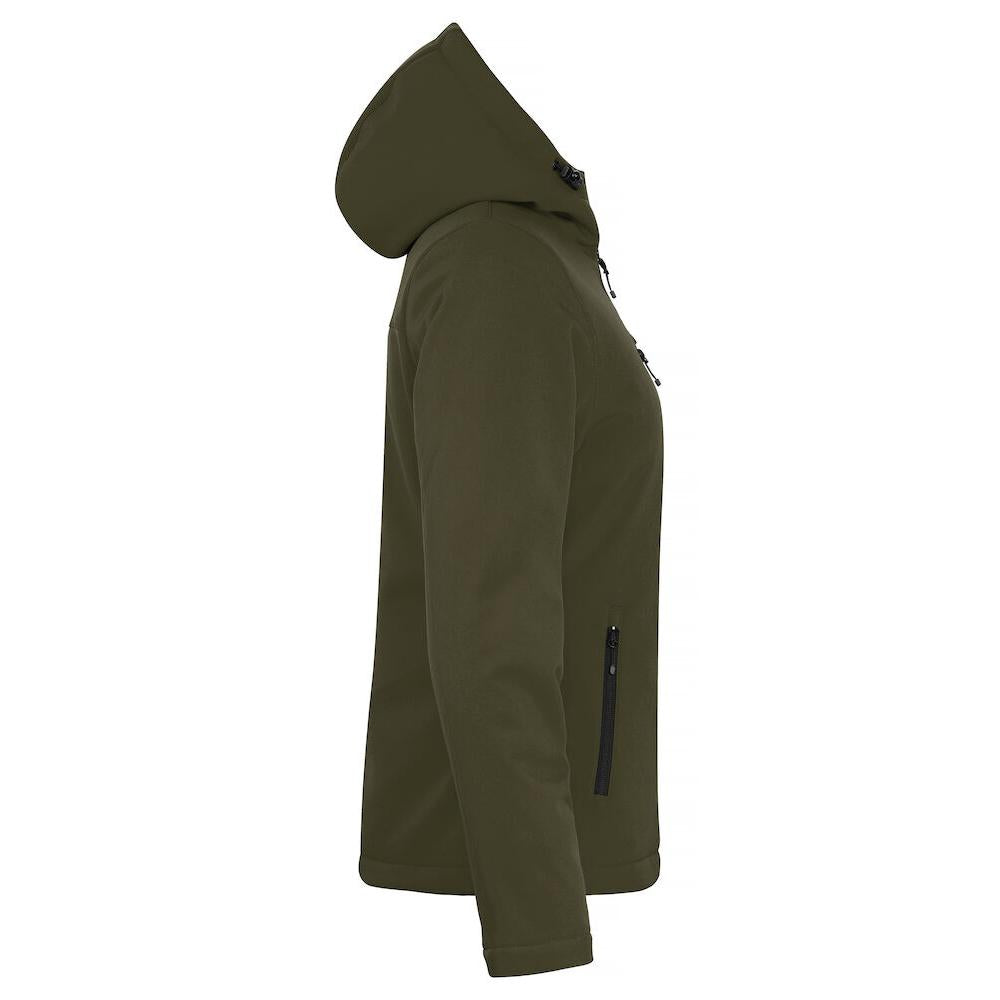Padded Hoody Softshell Women - Fog Green - Image 4
