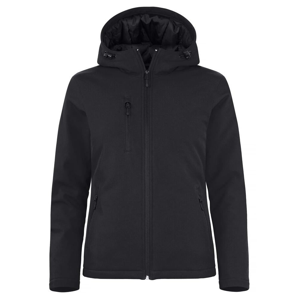 Padded Hoody Softshell Women - Black - Image 1