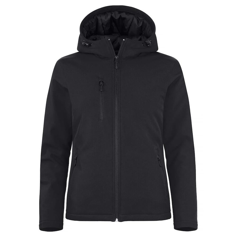 Padded Hoody Softshell Women - Black - Image 1