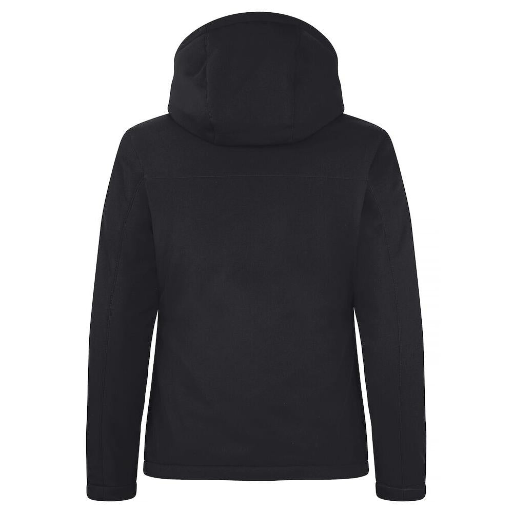 Padded Hoody Softshell Women - Black - Image 2