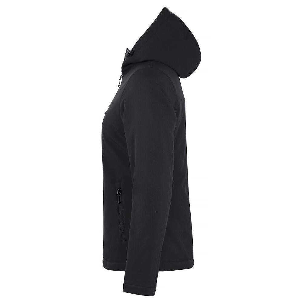 Padded Hoody Softshell Women - Black - Image 3