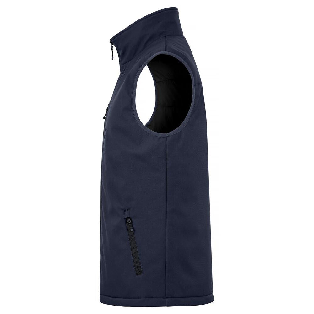 Padded Softshell Vest - Dark Navy - Image 3