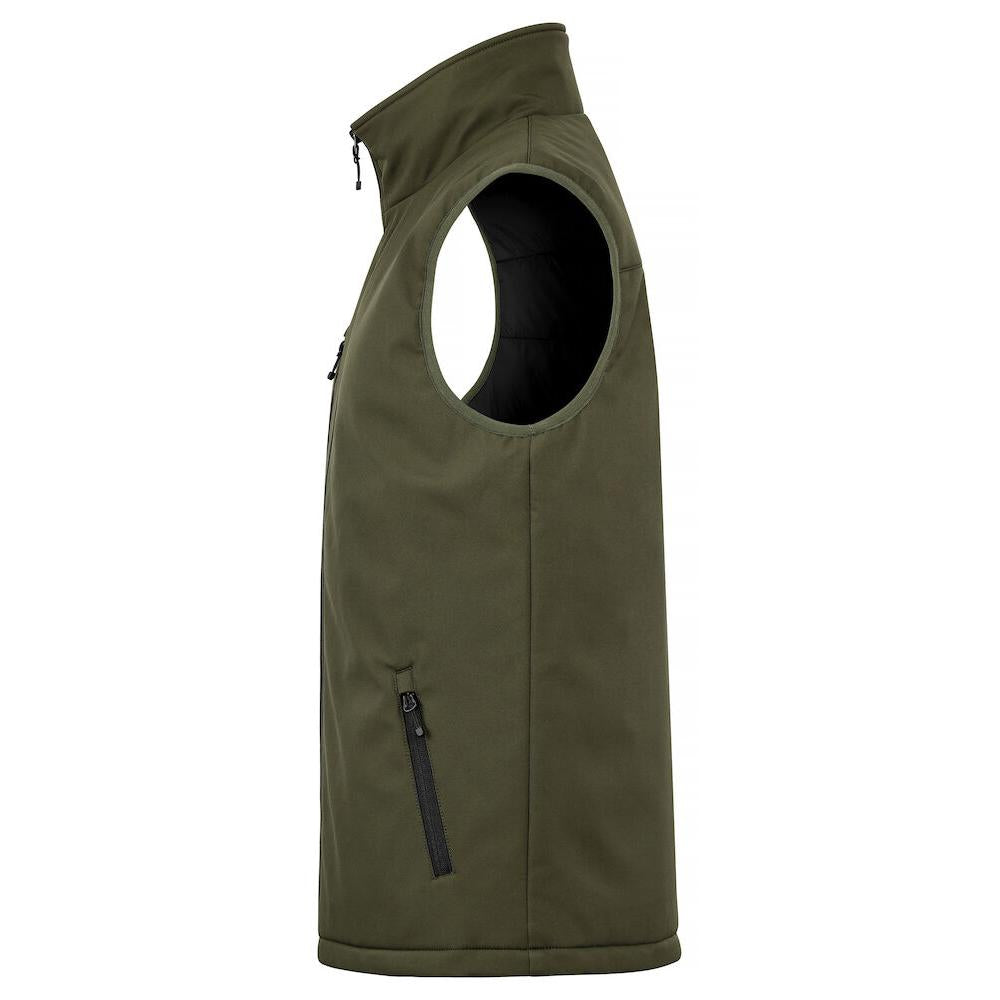 Padded Softshell Vest - Fog Green - Image 3