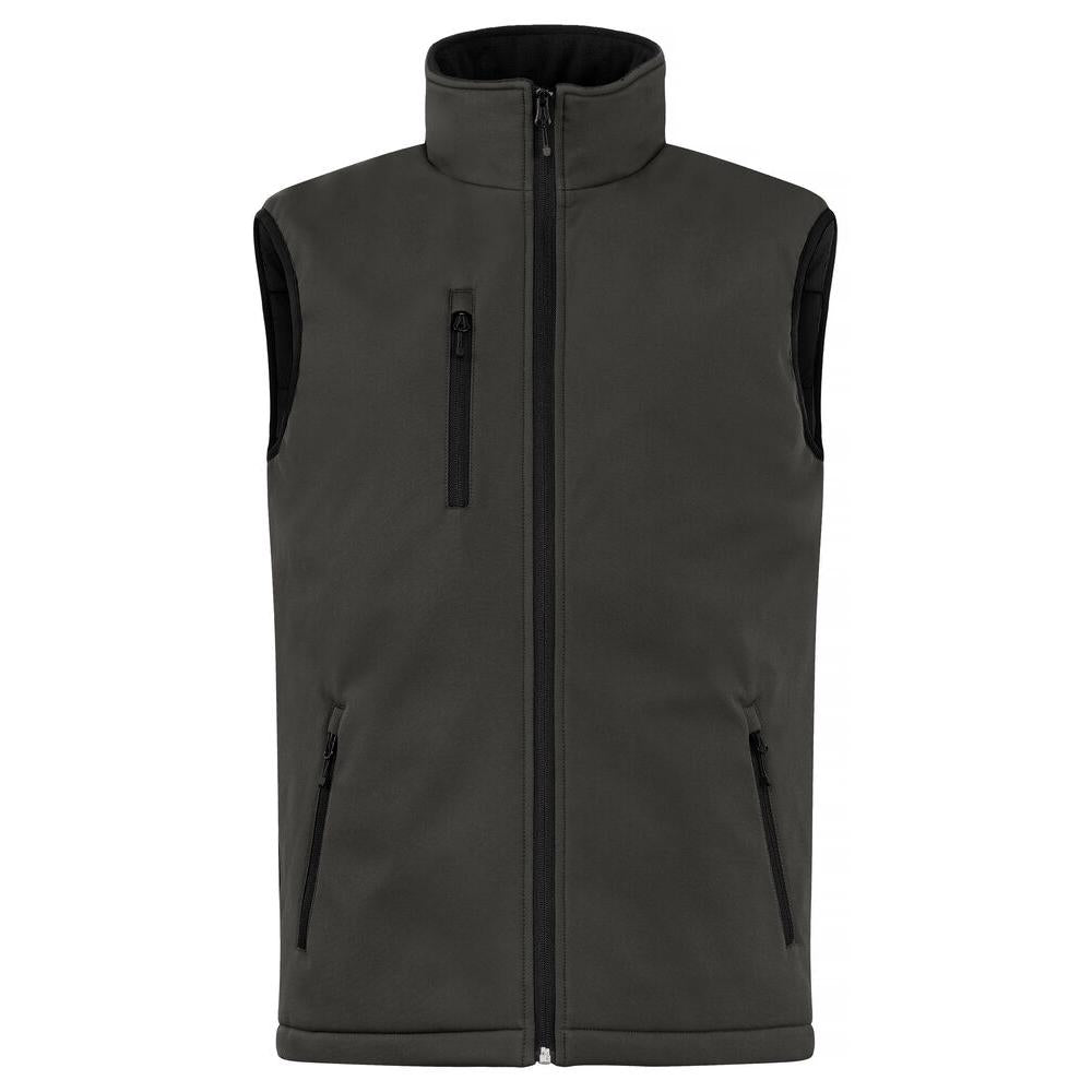 Padded Softshell Vest - Dark Grey - Image 1