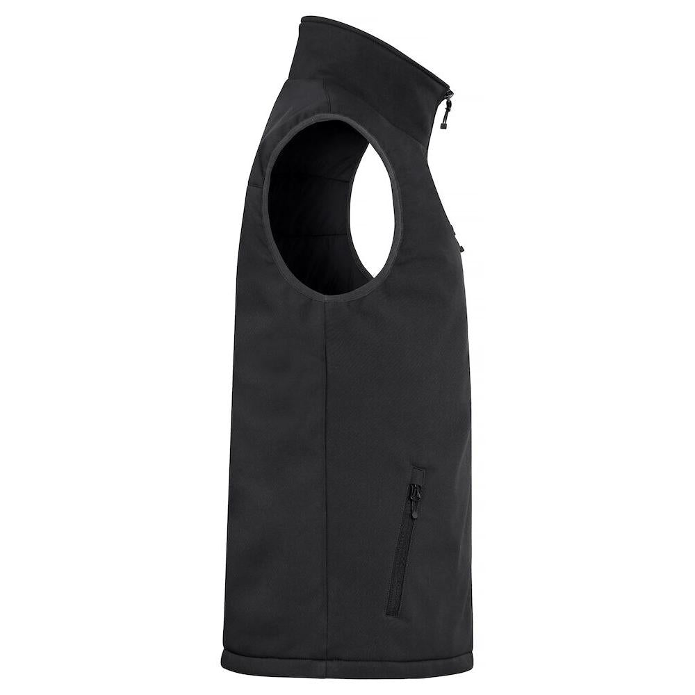 Padded Softshell Vest - Black - Image 4