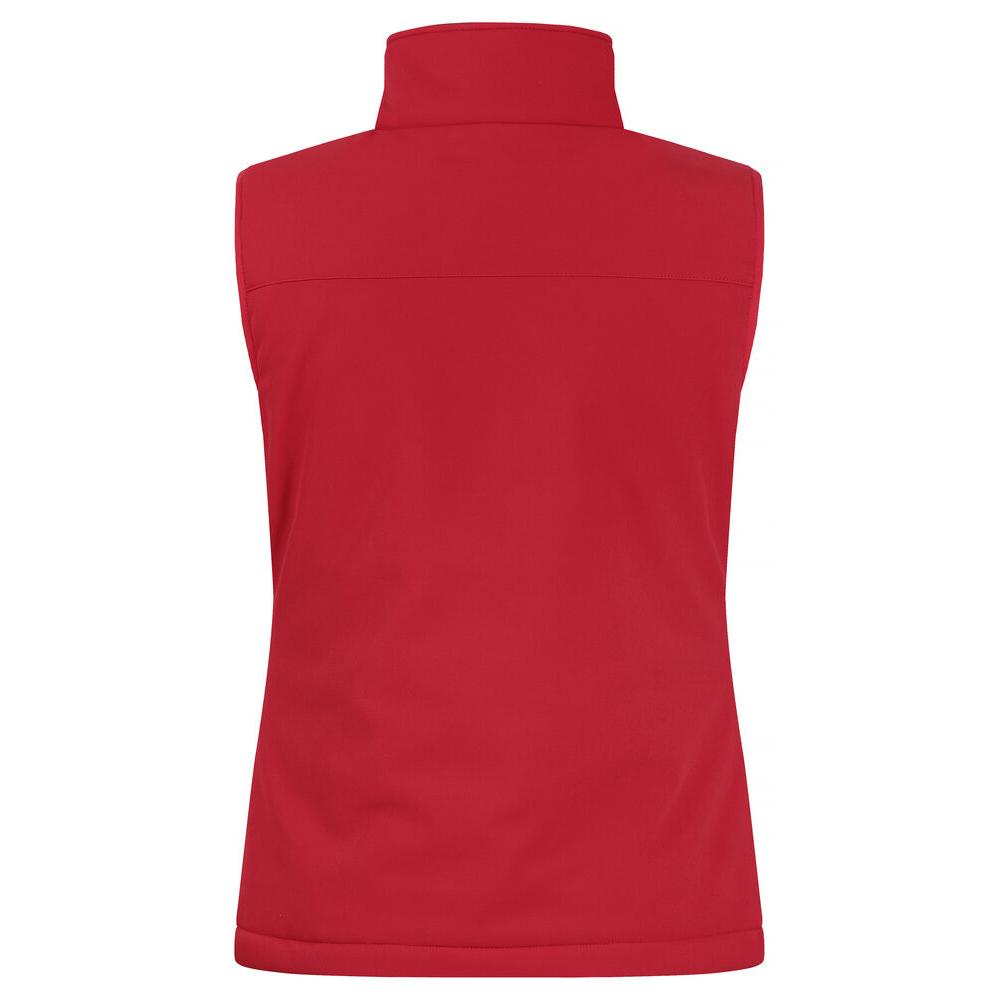 Padded Softshell Vest Women - Red - Image 2