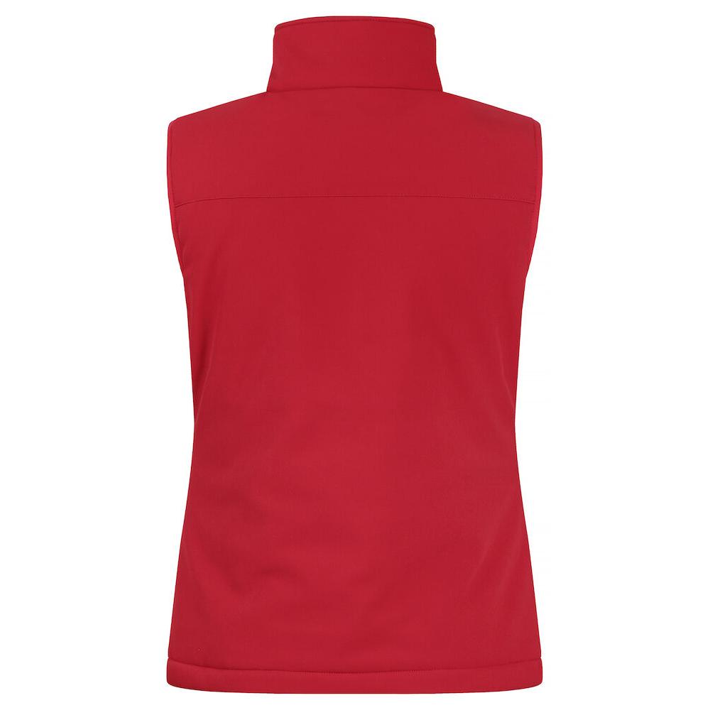 Padded Softshell Vest Women - Red - Image 2